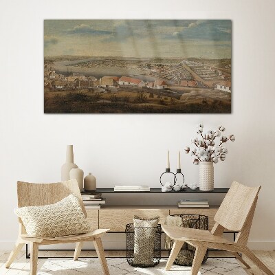 Tableau imprimé sur verre Sydney 1800