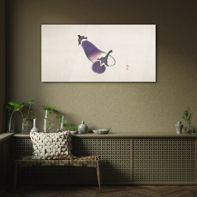 Tableau verre imprimé L'élégance des légumes dans un style minimaliste