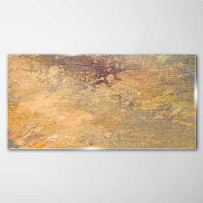 Tableau photo sur verre Reflets dorés dans un paysage abstrait