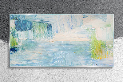 Tableau verre imprimé Nuances tranquilles de l'eau