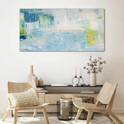 Tableau verre imprimé Nuances tranquilles de l'eau