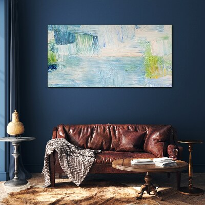 Tableau verre imprimé Nuances tranquilles de l'eau