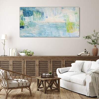 Tableau verre imprimé Nuances tranquilles de l'eau