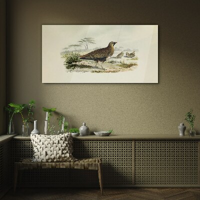 Tableau sur verre Oiseaux Animaux sauvages