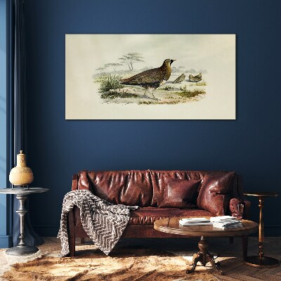 Tableau sur verre Oiseaux Animaux sauvages