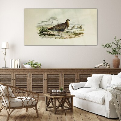 Tableau sur verre Oiseaux Animaux sauvages