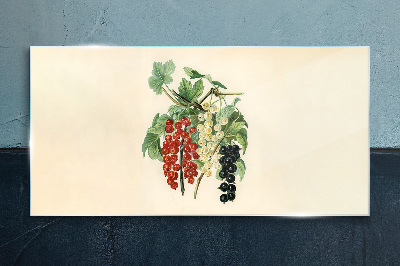 Tableau verre imprimé Bouquet de fruits aux groseilles