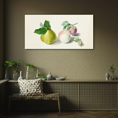 Tableau en verre Paix fruitée