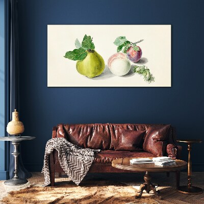 Tableau en verre Paix fruitée