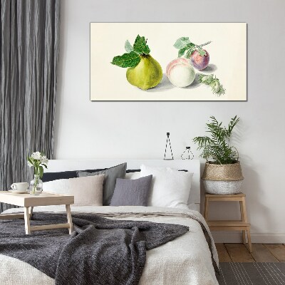 Tableau en verre Paix fruitée