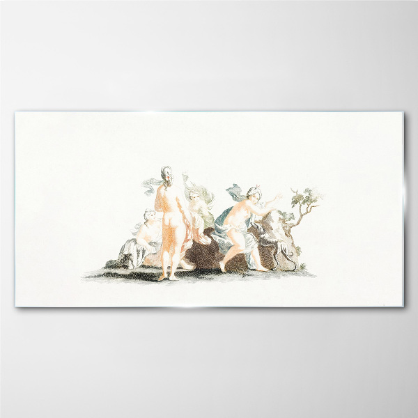 Tableau verre imprimé Scène mythologique avec personnages