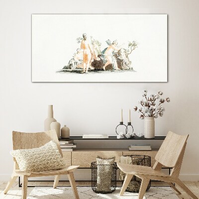 Tableau verre imprimé Scène mythologique avec personnages