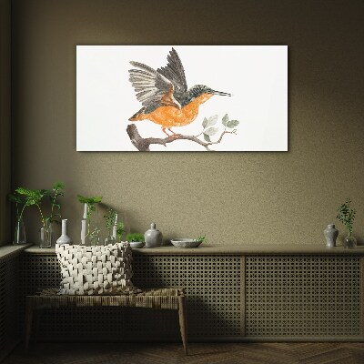 Tableau sur verre Lapin en vol