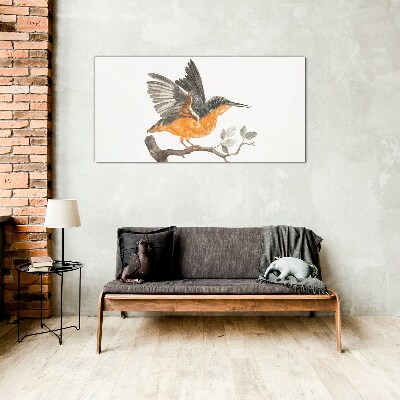 Tableau sur verre Lapin en vol