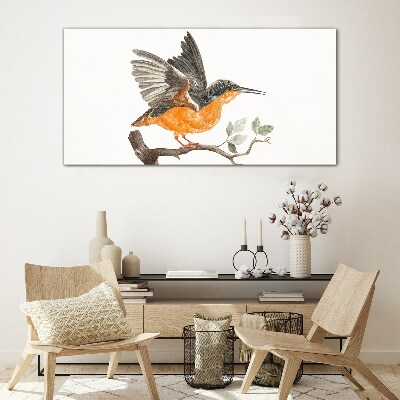 Tableau sur verre Lapin en vol
