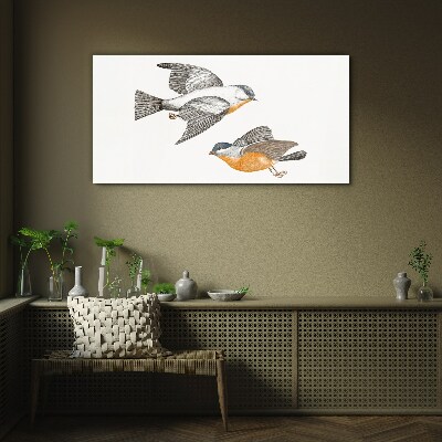 Tableau photo sur verre Oiseaux en vol