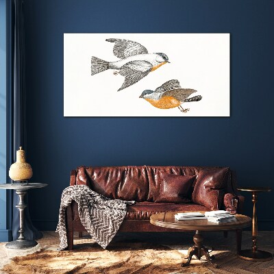 Tableau photo sur verre Oiseaux en vol