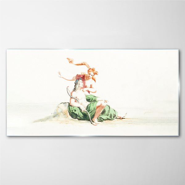 Tableau verre imprimé L'amour dans l'ombre