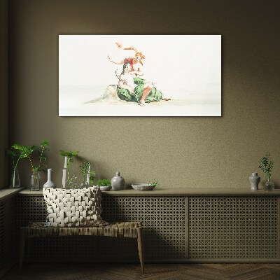 Tableau verre imprimé L'amour dans l'ombre