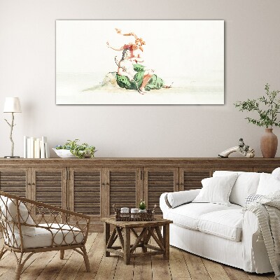 Tableau verre imprimé L'amour dans l'ombre