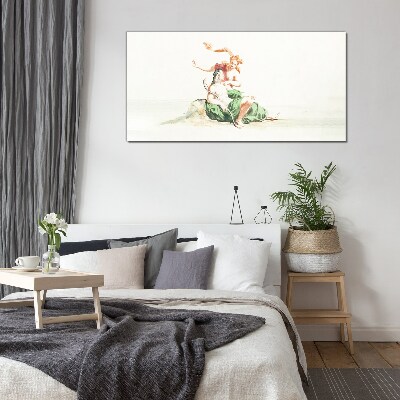 Tableau verre imprimé L'amour dans l'ombre
