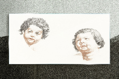 Tableau verre imprimé Portrait de la joie enfantine