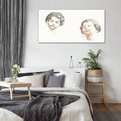 Tableau verre imprimé Portrait de la joie enfantine