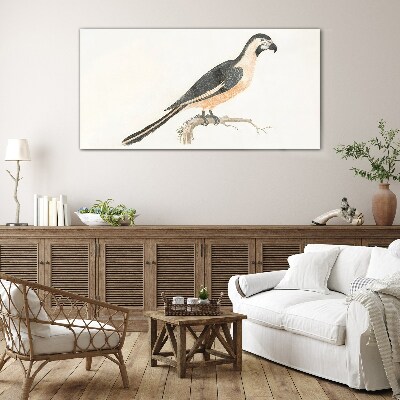 Tableau photo sur verre Un oiseau sur une branche