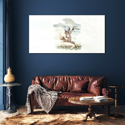 Tableau en verre Réflexion sur la nature