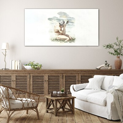 Tableau en verre Réflexion sur la nature