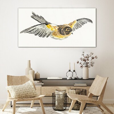 Tableau sur verre Le vol majestueux d'un oiseau