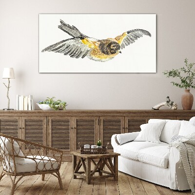 Tableau sur verre Le vol majestueux d'un oiseau