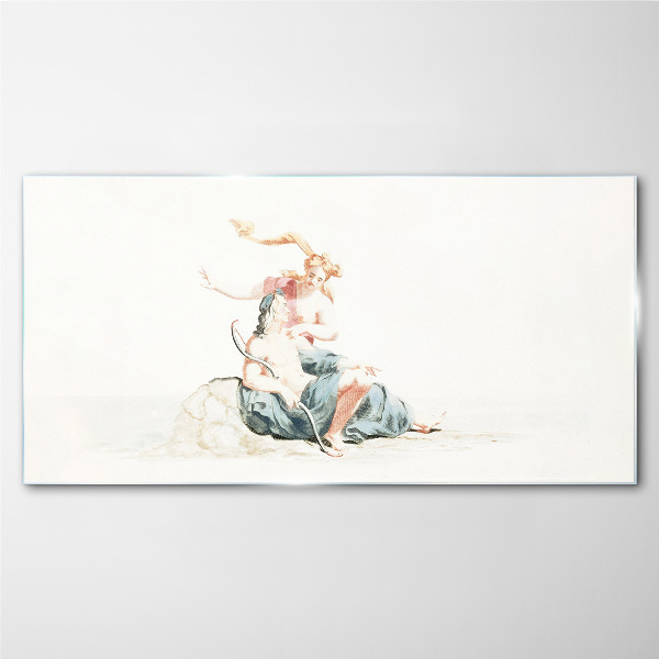 Tableau sur verre Ciel et Terre