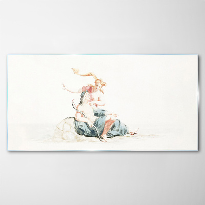 Tableau sur verre Ciel et Terre