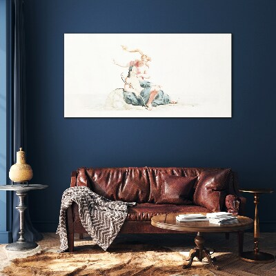 Tableau sur verre Ciel et Terre