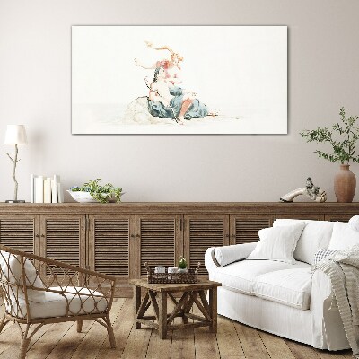 Tableau sur verre Ciel et Terre
