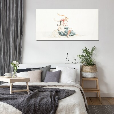 Tableau sur verre Ciel et Terre
