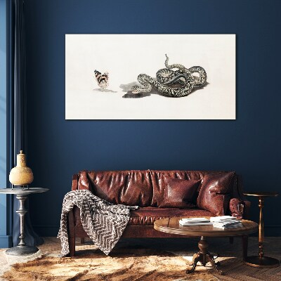 Tableau imprimé sur verre Une rencontre dans la nature