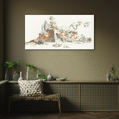 Tableau en verre Scène mythologique avec personnages