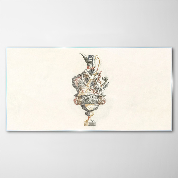 Tableau imprimé sur verre Le charme d'un vase classique
