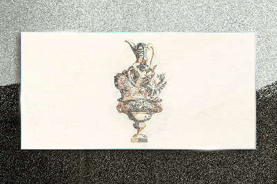Tableau imprimé sur verre Le charme d'un vase classique