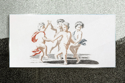 Tableau sur verre Enfants dansants