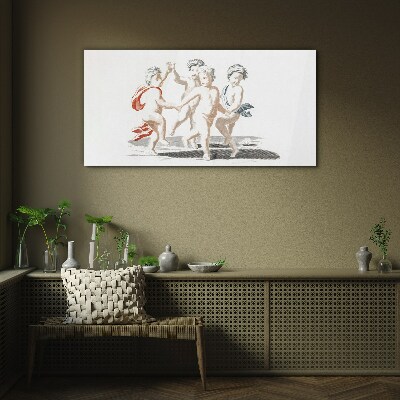 Tableau sur verre Enfants dansants