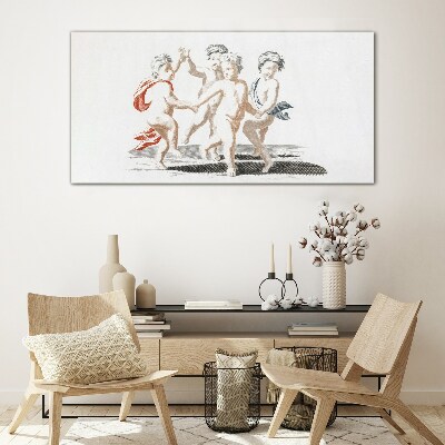 Tableau sur verre Enfants dansants