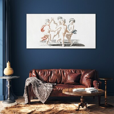 Tableau sur verre Enfants dansants