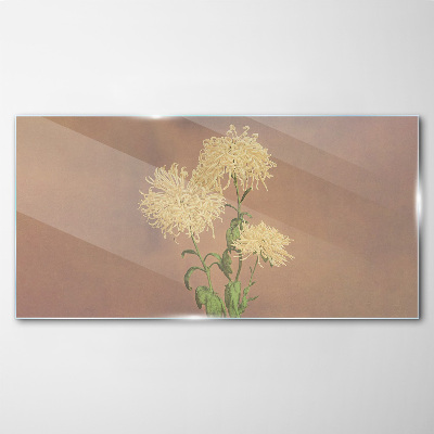 Tableau imprimé sur verre Un rêve floral aux tons pastel