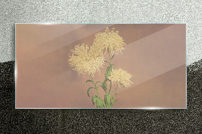 Tableau imprimé sur verre Un rêve floral aux tons pastel