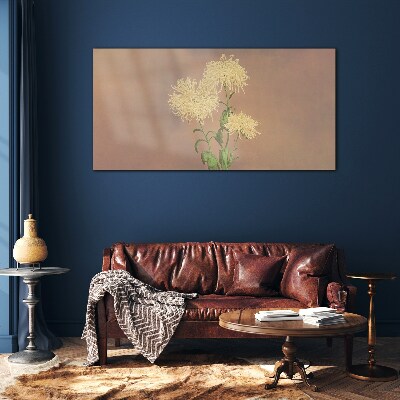 Tableau imprimé sur verre Un rêve floral aux tons pastel