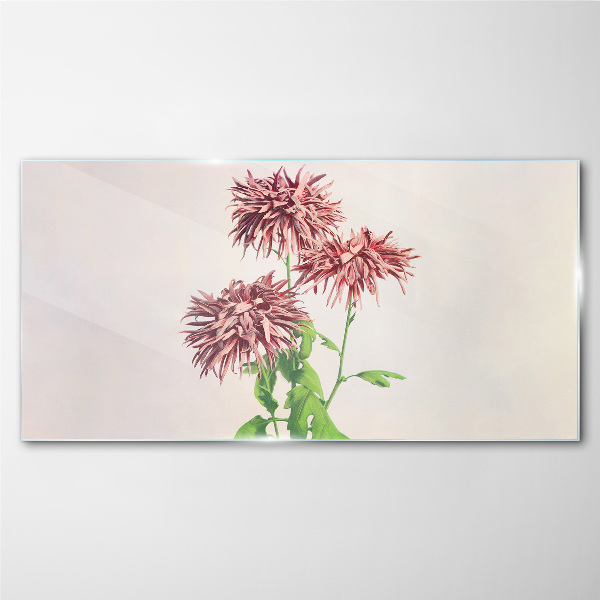 Tableau photo sur verre Inspirations florales aux nuances délicates