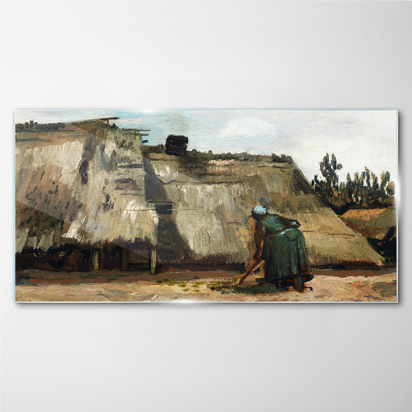 Tableau en verre Travailler sur le terrain